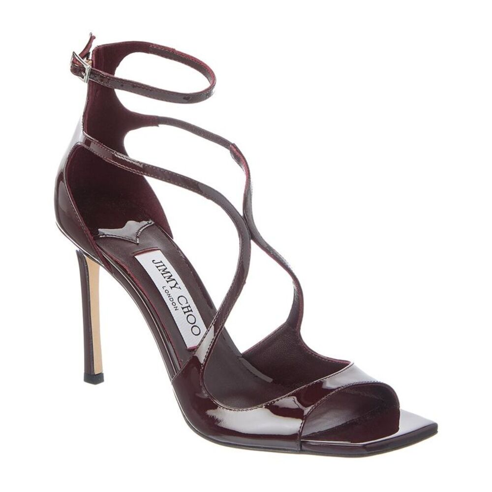 Jimmy Choo Azia 95 Patent Sandal, Green